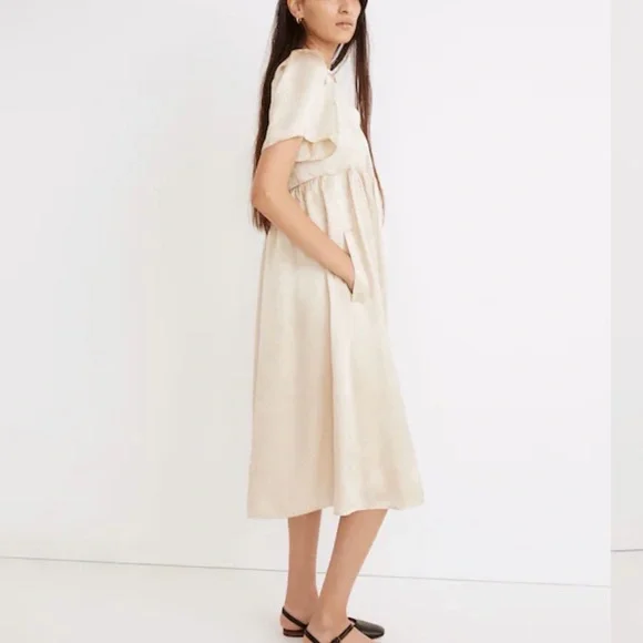 Madewell Cream Midi Dress - Picture 7 of 7